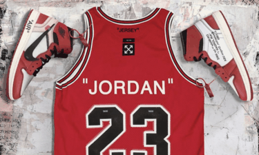 中国艺术家用Air Jordan 1 Bred进行涂鸦作画 创作Michael Jordan肖像画