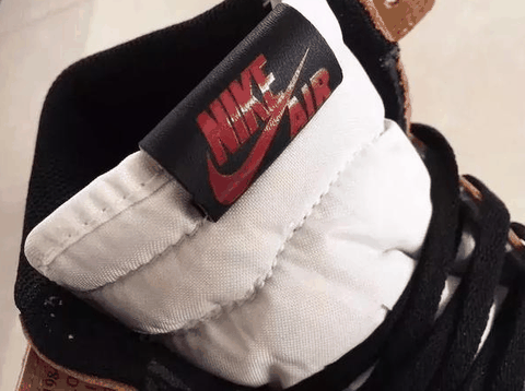  鞋舌黑红配色的 Nike 潮牌信息Air 细节采用皮革材质打造而成（AJ1最佳新秀在哪买 AJ1 “Rookie of the Year”多少钱）