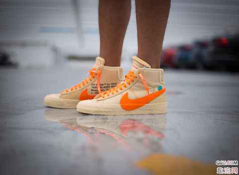 OW Blazer 万圣节配色上脚好看吗 OW x Nike Blazer Mid “All Hallows Eve”上脚图赏析