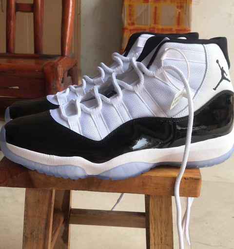 AJ11康扣2018版实物赏析 AJ11“Concord”细节如何