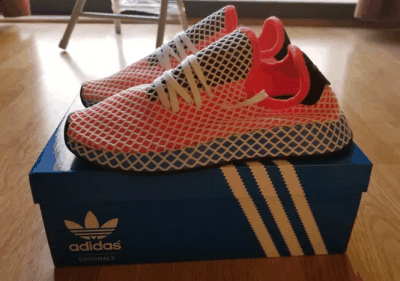 阿迪达斯derupt runner开箱图潮牌汇潮牌网 Adidas derupt runner白丝实物细节赏析（阿迪达斯derupt runner开箱图 Adidas derupt runner白丝实物细节赏析）