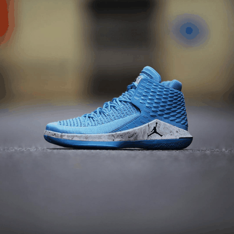 AJ32北卡配色实物欣赏 Air Jordan 32 “UNC”细节赏析