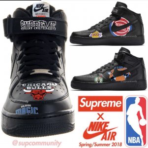 还将会发售一系列的潮牌品牌 NBA 与 Supreme 联名款球衣（NBA x Supreme x Nike AF1在哪买 NBA耐克Supreme联名鞋什么时候发售）