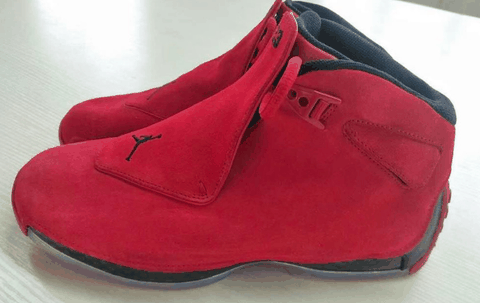AJ18大红色开箱图 Air Jordan 18 “Toro”实物欣赏