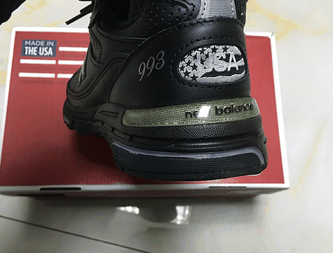 New Balance黑武士993开箱图 总统穿过的新百伦跑鞋