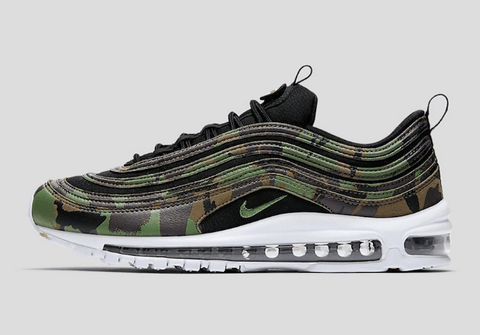 军事风格潮牌资讯极为硬朗（耐克Air Max 97“Camo”迷彩系列怎么样 耐克Air Max 97“Camo”迷彩系列深度赏析）