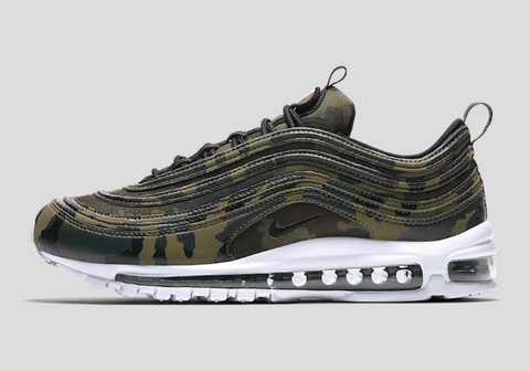 军事风格潮牌资讯极为硬朗（耐克Air Max 97“Camo”迷彩系列怎么样 耐克Air Max 97“Camo”迷彩系列深度赏析）