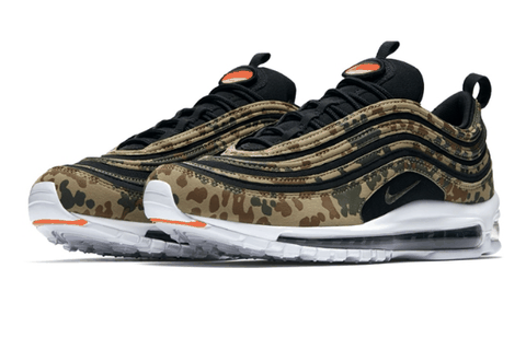 军事风格潮牌资讯极为硬朗（耐克Air Max 97“Camo”迷彩系列怎么样 耐克Air Max 97“Camo”迷彩系列深度赏析）