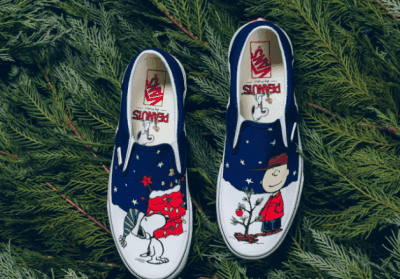 与动漫联名出鞋这潮牌商城个想法确实挺酷的（Peanuts x Vans圣诞主题联名鞋怎么样 Vans圣诞联名系列好看吗）