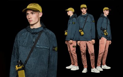 这边意大利高端机能 Stone Island 又为春夏季度添加了全新系列 2022秋冬潮牌新款推荐（Stone Island 2022 春夏“Nylon Metal”别注系列上市）