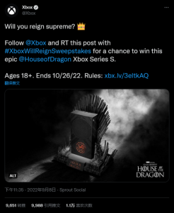 微软由展示了一款与 HBO 合作推出的最新 HBO Max 《龙之家族》电视剧集主题的定制版 Xbox Series S 玩家最喜爱潮牌有哪些？（微软展示《龙之家族》主题定制版Xbox Series S）