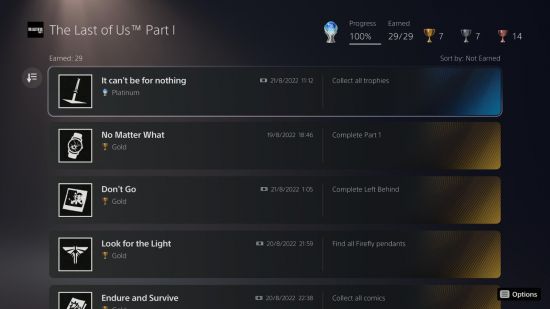  在《最后生生者2》中 2022冬季潮牌新款推荐（《最后的生还者》PS5重制版奖杯曝光 移除了难度和新游戏+奖杯）