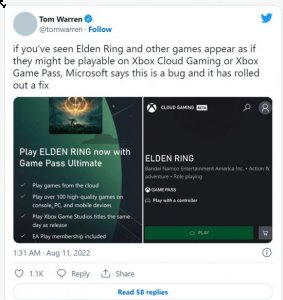 ” 最近《艾尔登法环》《GTA5》和《灵魂骇客2》等游戏出现在Xbox商城页面以及宣传Xbox云游戏的广告上 玩家最喜爱潮牌有哪些？（微软：《艾尔登法环》出现在XGP是一个Bug）