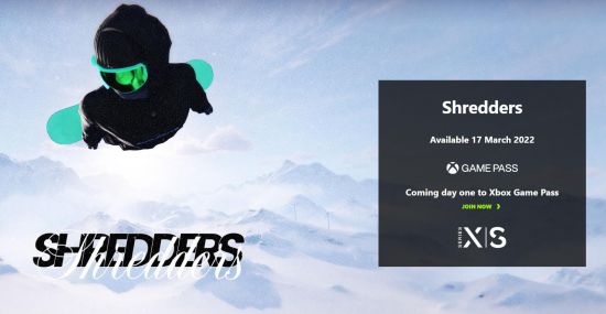 Xbox页面透露 滑雪游戏《Shredders》或在3月17日发售