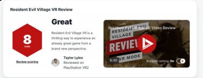  IGN评测总结： 《生化危机8 VR》绝非是事后才想推出的花招 潮牌冬季如何御寒提醒（《生化危机8 VR》IGN 8分 MTC用户评分9.7分）