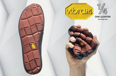 Vibram 最新折叠鞋款均在 Vibram 官方经销商 Barefootinc Japan 的官网上开售 哪种潮牌品牌（Vibram可折叠四分之一尺寸的鞋款——「One Quarter」发售）